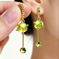 Luxury Bloom Drop Earrings