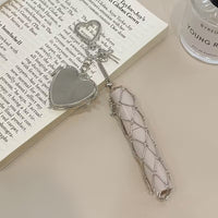 GlowLipstick Charm Keychain