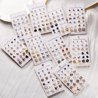 Little Love Stud Earrings โ 12 Pairs