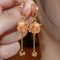 Luxury Bloom Drop Earrings