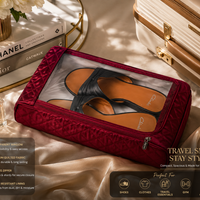 Travel Crimson Shoe Bag