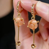 Luxury Bloom Drop Earrings