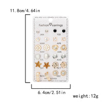 Little Love Stud Earrings โ 12 Pairs