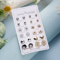 Little Love Stud Earrings โ 12 Pairs