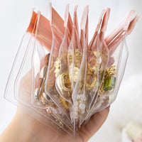 Transparent Waterproof Jewelry Storage Zip Bag