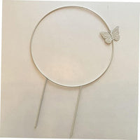 Butterfly Metal Ring Plant Holder