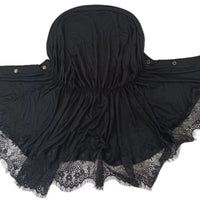 Elegant Lace Collar Hijab Cap
