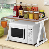 Multi-Functional 2-Layer Microwave Overhead Rack