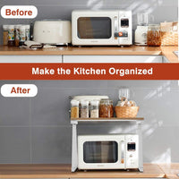 Multi-Functional 2-Layer Microwave Overhead Rack