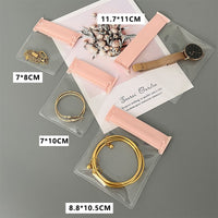 Transparent Waterproof Jewelry Storage Zip Bag