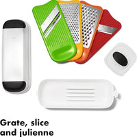 Multifunctional Vegetable Grater & Slicer with Container