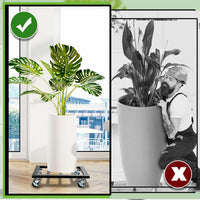 Caddy with Heavy Duty Wheel Plant Stand