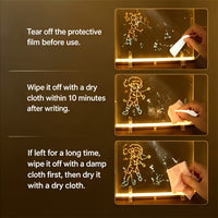Rechargeable LED Drawing Board Set
