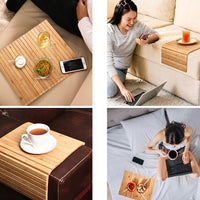 Non-Slip Couch Armrest Organizer & Multipurpose Table Mat