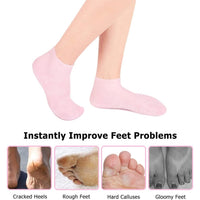 1 Pair Silicone Socks for Dry Cracked Feet