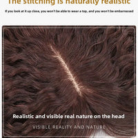 Curly Massive Smooth Hair Extension On Top