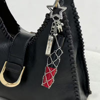 GlowLipstick Charm Keychain