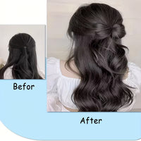 Wavy Half-Bow Hair Clip 