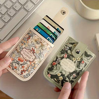 Floral Card Holder Pouch