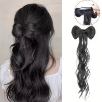 Wavy Half-Bow Hair Clip 