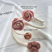 Branch Flower Flexible Metal Curtain Buckle