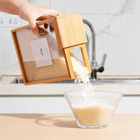 Premium Wooden Grain Dispenser