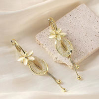 Tassel Flower Earrings for Women