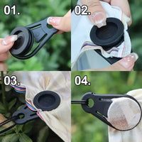 Heavy Duty Lock Grip Tarp Clips Grabbers