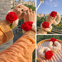 Crochet Rose Gajra