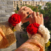 Crochet Rose Gajra