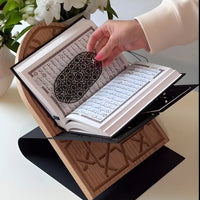 Elegant Wooden Quran Stand