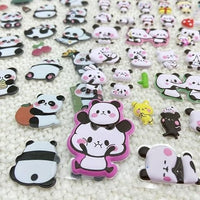 Cute Panda 3D Sticker Sheet