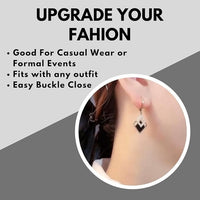 Royal Noir Crystal Earrings