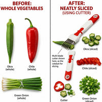 Multi-Blade Quick Vegetable Cutter