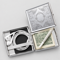 Vintage Silver Engraved Wallet