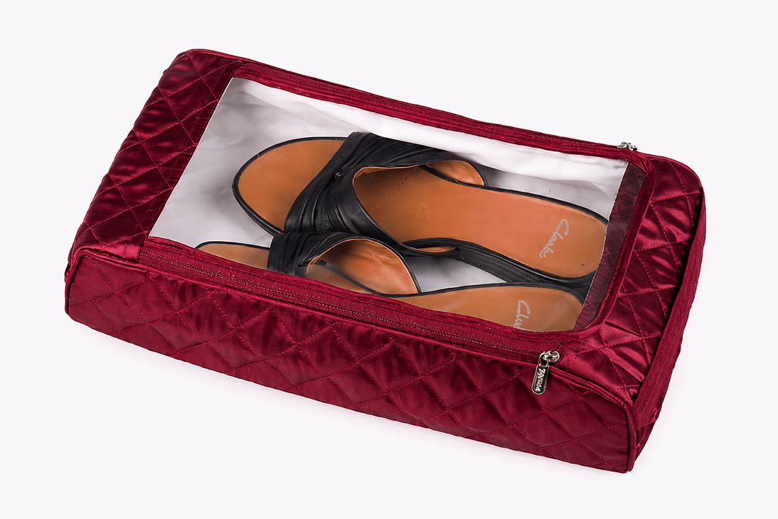 Travel Crimson Shoe Bag