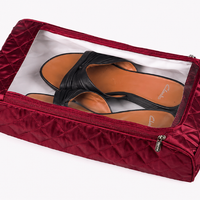 Travel Crimson Shoe Bag