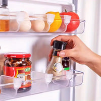 Transparent Refrigerator Side Door Organizer Dividers