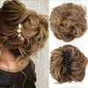 Synthetic Hair Bun Claw Clip
