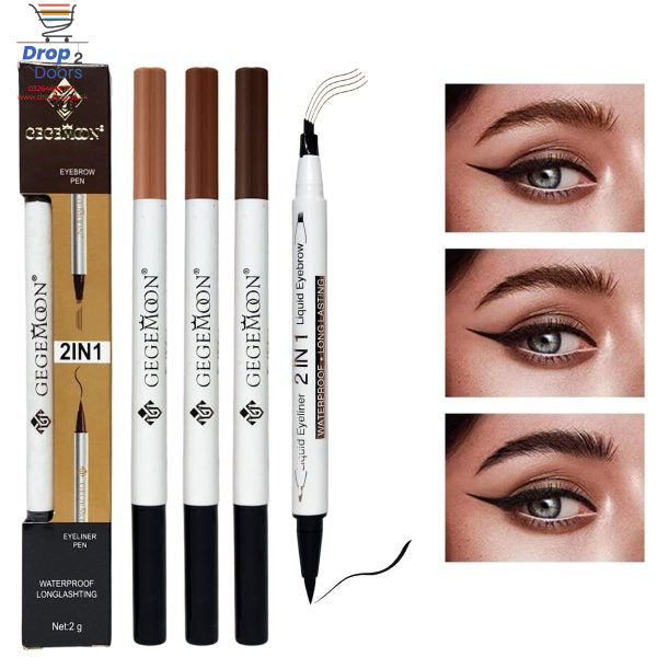 Flawless 2 in 1 Eyeliner Eyebrow Pen