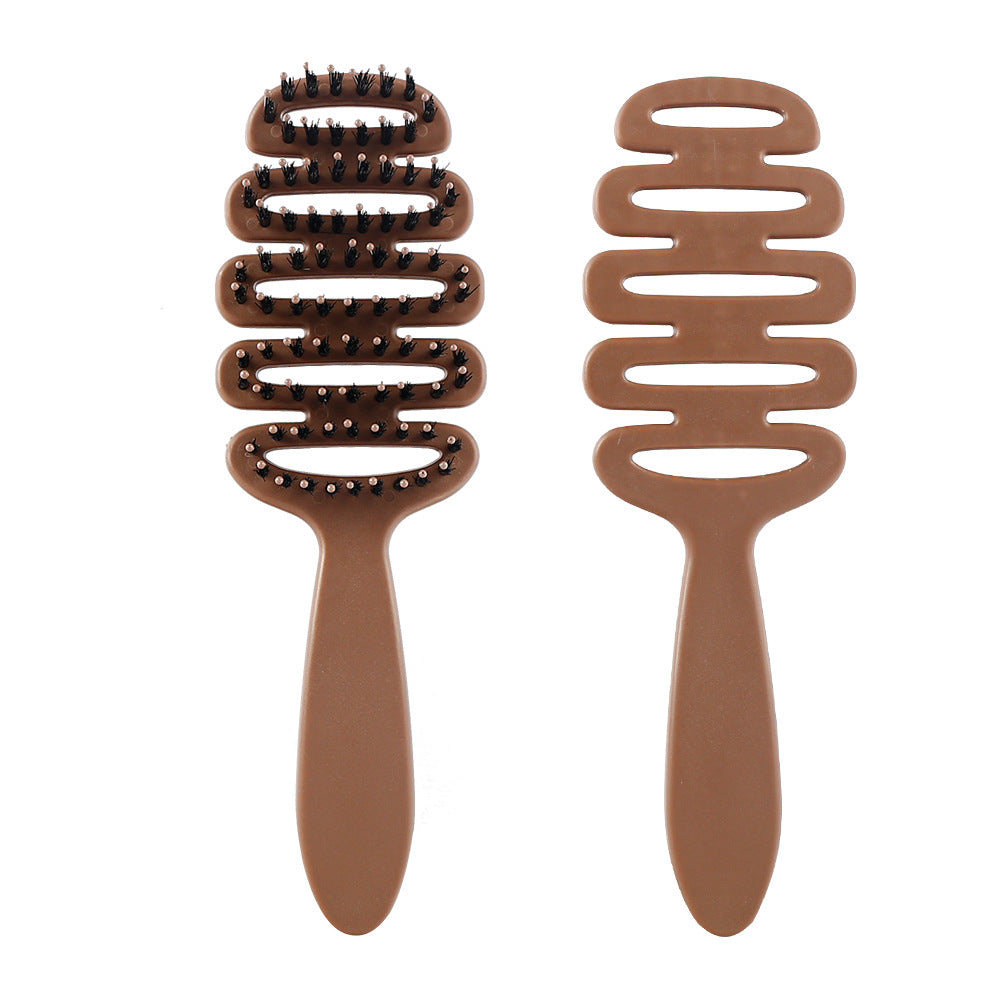 Portable Bristle Fluffy Styling Volumizing Hair Brush