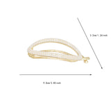 Fashion Oval Rhinestone Hair Clip