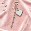 GlowLipstick Charm Keychain