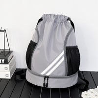 Stylish Zipper Drawstring Bag