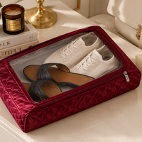 Travel Crimson Shoe Bag