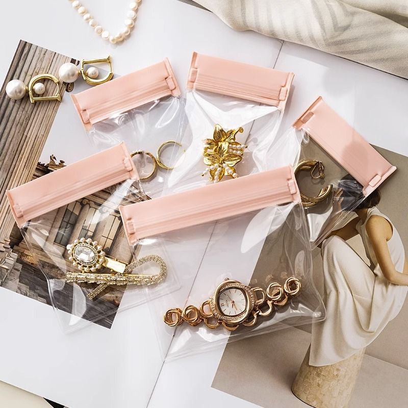 Transparent Waterproof Jewelry Storage Zip Bag