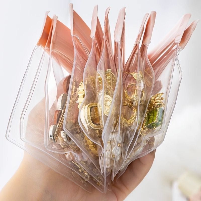 Transparent Waterproof Jewelry Storage Zip Bag
