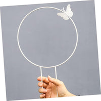 Butterfly Metal Ring Plant Holder