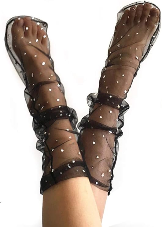 Net Frill Ankle Socks