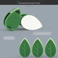 Leaf-Shaped Plant Climbing Wall Fixture Clips